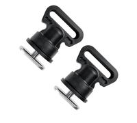 Oaqmvgin Kayak Track Mount Vertical Tie Down for Deck Rigging and Paddling | Easy tool friendly installation slides into rail tracks and locks securely; repositioning along the track enables setup.