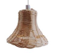 Oaqmvgin Lampshade Modern Rattan Chandelier for Living Room Decor Handmade | Contemporary design with a smooth rattan shade softens light for rooms and cozy corners in homes.