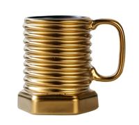 Oaqmvgin Mug Ceramic Screw Design For Desk Decor In And Studio Areas | Mug Ceramic Screw Design for Desk Decor in and Studio, microwave and dishwasher safe, ideal for coffee breaks.