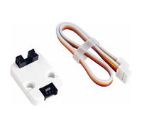 Oaqmvgin Photoelectric Limit Switch 90° Non-Contact Infrared Beam for Doors | 90° infrared beam enables non-contact detection between transmitter and receiver, triggering an output when an object passes.