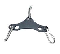Oaqmvgin Pull Down Bar Cable Gym Accessory with Double to Single Adaptor | Chemical safety is prioritized; this iron pull down bar is free from high-concern chemicals, supporting a healthier workout.