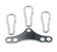Oaqmvgin Pull Down Bar Cable Gym Accessory with Double to Single Adaptor | Chemical safety is prioritized; this iron pull down bar is free from high-concern chemicals, supporting a healthier workout.