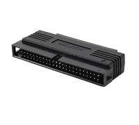 Oaqmvgin SCSI 68pin to IDE 50pin Adapter for HDD & Mainboard, Black Plastic | Black plastic housing offers light weight yet fit; supports SCSI HDDs with IDE 50pin interface across mainboards