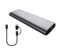 Oaqmvgin SSD Enclosure Aluminum Case, 2230-2280 Support, Tool-Free Install | Broad compatibility across , macOS, Linux, Android OTG, and game consoles with external storage support.