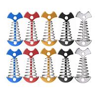 Oaqmvgin Tent Pegs Deck Anchors 10Pcs for Outdoor Tent Setup Quick | Works with wind rope tensioners and standard tent lines, enabling reliable tension and wind resistance in gusts.