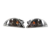 Oaqmvgin Turn Signal Light for LX 50/125/150, Style Look Silver/Black | Includes a color-matched pair construction with silver and black tones that seamlessly complements the scooter's body lines.