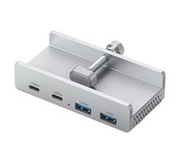 Oaqmvgin USB Hub Multi-port with Clip Clamp for Desk Mount and PC Use Home | Space saving multi-port hub with a clip clamp keeps you organized on the desk, while supporting multiple USB accessories.