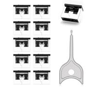 Oaqmvgin USB Port Lock with Master Key - 10-Pack for Shared Desktops for IT | Includes a metal body and 10-port kit with one master key; ideal for shared workstations and IT security.