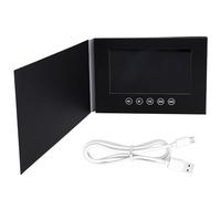 Oaqmvgin Video Brochure 7 Inch IPS Screen Electronic Greeting Card Edition | Five navigation buttons simplify browsing through memories; supports up to 3 hours of video on a 7 inch IPS display.