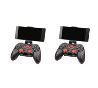 Oaqmvgin Wireless Gamepad Platform 2-Pack Built-In Battery Sleep Mode | Perfect for Android smartphones, tablets, and TV boxes; two-pack ensures multiplayer or travel gaming with safe grip.