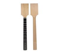 Oar Shape Electric Guitar Neck Maple Neck Natural Color 22 Frets Wood Neck Matte Finish 5.6cm Heel Width With Truss Rod