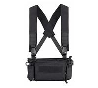 OAREA Camouflage Quick Release Tactical Vest Airsoft Ammo Chest Rig 5.56 9mm Magazine Carrier Combat Tactical Military