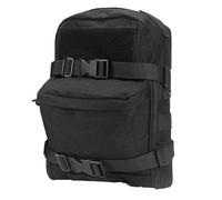 OAREA Mini Hydration Bag Tactical Backpack Water Bladder Zipper Pouch Hunting Pack for Tactical Vest(BLK)