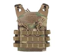 OAREA Mini Tactical Beer Bottle Vest Cover Military Miniature Molle Vest Beer Holder Drink Set Home Decoration Doll Clothes (Color : AC-21-CP)