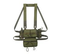 OAREA MK3 Tactical Chest Rig Mini Outdoor Airsoft Hunting MOLLE Duty Vest Military Combat Carrier Chest Vest with Magazine Pouch