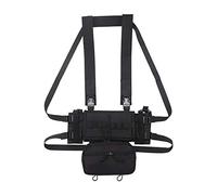 OAREA MK3 Tactical Chest Rig Mini Outdoor Airsoft Hunting MOLLE Duty Vest Military Combat Carrier Chest Vest with Magazine Pouch