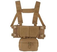 OAREA MK4 Tactical Chest Rig Bag Front Pouch H Harness M4 AK Magazine Insert Military Airsoft Paintball Accessories Hunting Vest (Color : VE-74-CB)