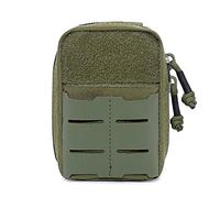 OAREA Tactical Belt Pouch Survival First Aid Bag Waist Bag for MOLLE Backpack Medicine Flashlights(OD)