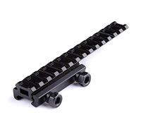OAREA Tactical Extened High Riser Base Flat Top 143mm 14 Slots for 20mm Picatinny/Weaver Rail Mount Hunting