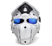 OAREA Tactical Helmet Paintball Mask w/Mask Goggle All-round Airsoft CS Wargame Helmet NVG OBSIDIAN GREEN GOBL TERMINATOR