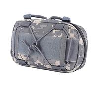 OAREA Tactical Molle Horizontal Admin Pouch Compact Utility Pouch Gadget Gear EDC Tool Bag Organizer for Magazine Flashlight Map (Color : BP2020-ACU, Size : M)