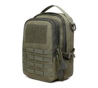 OAREA Tactical Pouches Molle Waist Bag, Mobile Phone Belt Pouch, EDC Gadget Slim Utility Waist Bag(OD)