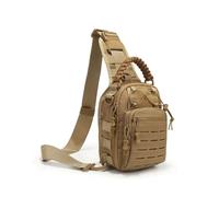 OAREA Tactical Sling Bag Crossbody Shoulder Backpack MOLLE EDC Range Pack for Climbing Hunting Travel(T)