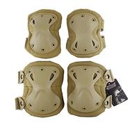 OAREA Tactical Sport Protective King Kong Gear Set Outdoor Multi Color Safety Kneepad Elbow for Military Airsoft Hunting