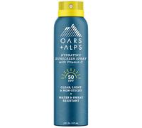 Oars + Alps Antioxidant Moisturizing Sunscreen & Sunscreen with Vitamin C, Water & Sweat Resistant, Safe for Coral Reefs, SPF 50, 6oz