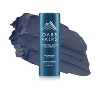 Oars + Alps Natural Solid Face Wash | No Spills, Exfoliating with Activated Charcoal, Non-Toxic, 1.2 oz (40 g)