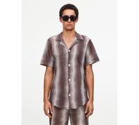 OAS Merlot Echo Cuba Net Shirt - Red - Red / M