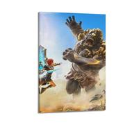 OASDIXVJ Immortals Fenyx Rising Video Game Poster Poster Decorative Painting Canvas Wall Posters And Art Picture Print Modern Family Bedroom Decor Posters 16x24inch(40x60cm)