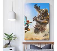 OASDIXVJ Immortals Fenyx Rising Video Game Poster Poster Decorative Painting Canvas Wall Posters And Art Picture Print Modern Family Bedroom Decor Posters 12x18inch(30x45cm)