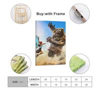 OASDIXVJ Immortals Fenyx Rising Video Game Poster Poster Decorative Painting Canvas Wall Posters And Art Picture Print Modern Family Bedroom Decor Posters 12x18inch(30x45cm)