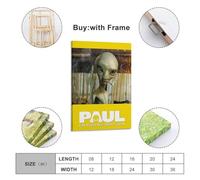 OASDIXVJ Paul Movie Poster Poster Decorative Painting Canvas Wall Posters And Art Picture Print Modern Family Bedroom Decor Posters 12x18inch(30x45cm)