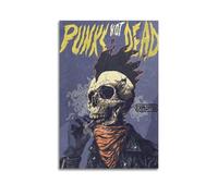 OASDIXVJ Punk Is Not Dead Poster Poster Decorative Painting Canvas Wall Posters And Art Picture Print Modern Family Bedroom Decor Posters 08x12inch(20x30cm)