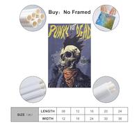 OASDIXVJ Punk Is Not Dead Poster Poster Decorative Painting Canvas Wall Posters And Art Picture Print Modern Family Bedroom Decor Posters 12x18inch(30x45cm)