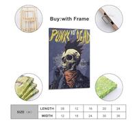OASDIXVJ Punk Is Not Dead Poster Poster Decorative Painting Canvas Wall Posters And Art Picture Print Modern Family Bedroom Decor Posters 20x30inch(50x75cm)