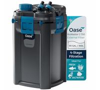OASE BioMaster 2 350 Canister Filter for Aquariums - External Aquarium Filter with EasyClean Pre-Filter - Quiet Performance - Freshwater & Saltwater, Up to 90 Gallons