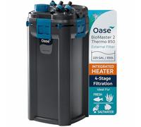 OASE BioMaster 2 Thermo 850 Canister Filter for Aquariums - External Aquarium Filter with Built-in Heater - EasyClean Pre-Filter, Quiet Operation - Freshwater & Saltwater, Up to 225 Gallons