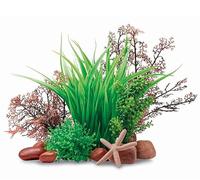 Oase biOrb Palau Décor Set for biOrb LIFE 15 & 30+ Aquariums - Grass Ring Sculpture, Crimson Sea Fans, Plants, Starfish & Red Pebbles - Fresh & Saltwater Safe