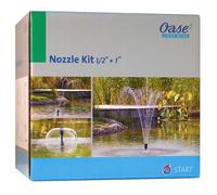 Oase Fountain Nozzle Kit with 1/2" & 1" Adaptors