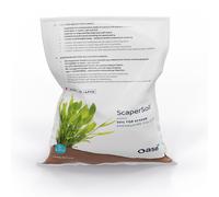 Oase ScraperLine Soil - Active Aquarium Soil for Live Plants With Active Substrate, Nutrient Buffering, and Optimised Grain Size - 3 Litres (2.7kg) - Brown