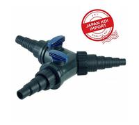 Oase Y-DB 1 1/2” Connector Y Distributor Hose Tap YDB Valve for - 56668 (Black)