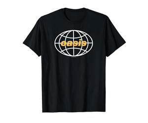 Oasis Amazon Exclusive All Around The World 1997 Black T-Shirt, Men, Black, 3X-Large