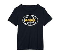 Oasis Amazon Exclusive All Around The World 1997 Black T-Shirt, Women's Plus, Black, 1X