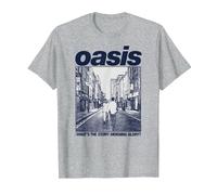 Oasis Amazon Exclusive WTSMG in Grey T-Shirt, Men, Heather Grey, 3X-Large