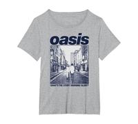 Oasis Amazon Exclusive WTSMG in Grey T-Shirt, Women's Plus, Heather Grey, 2X