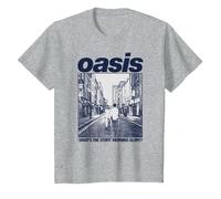 Oasis Amazon Exclusive WTSMG in Grey T-Shirt, Youth, Heather Grey, Large