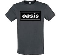 Oasis - Amplified Oasis Logo T-Shirt (XL) Charcoal